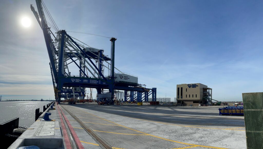Leatherman terminal ship to shore dock